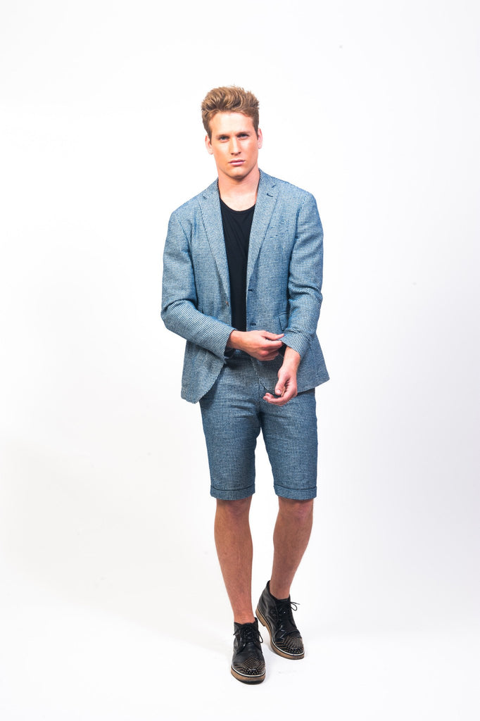 Blue Blazer And Shorts