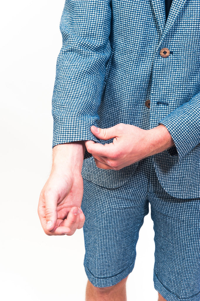 Blue Blazer And Shorts