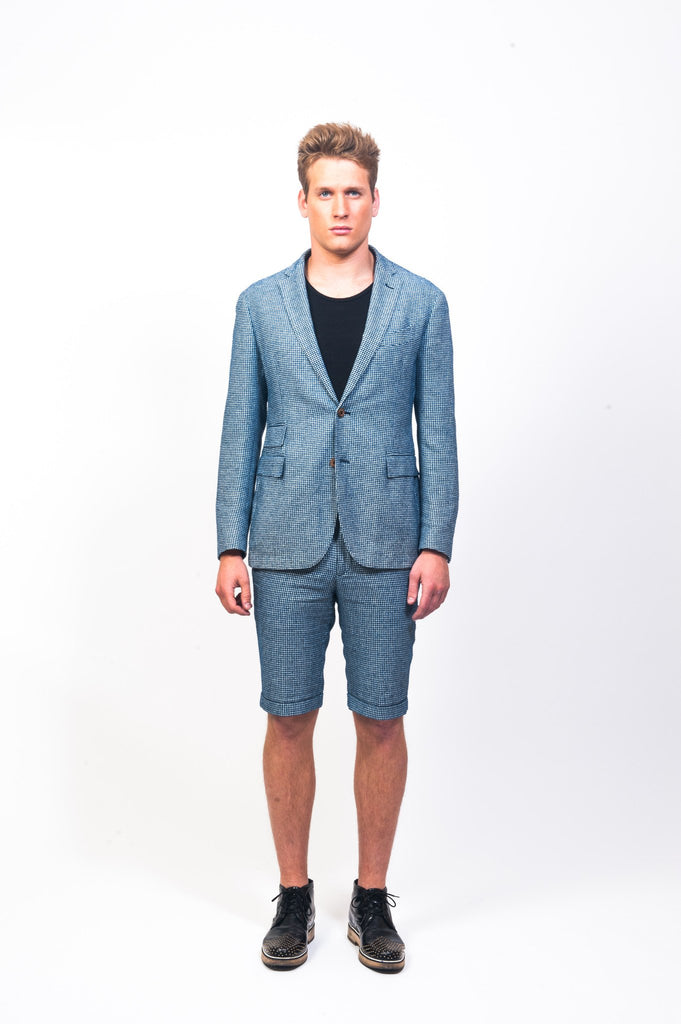 Blue Blazer And Shorts
