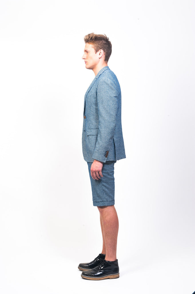 Blue Blazer And Shorts